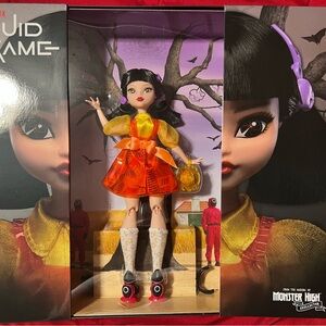 Monster High Doll in Orange and Yellow Dress